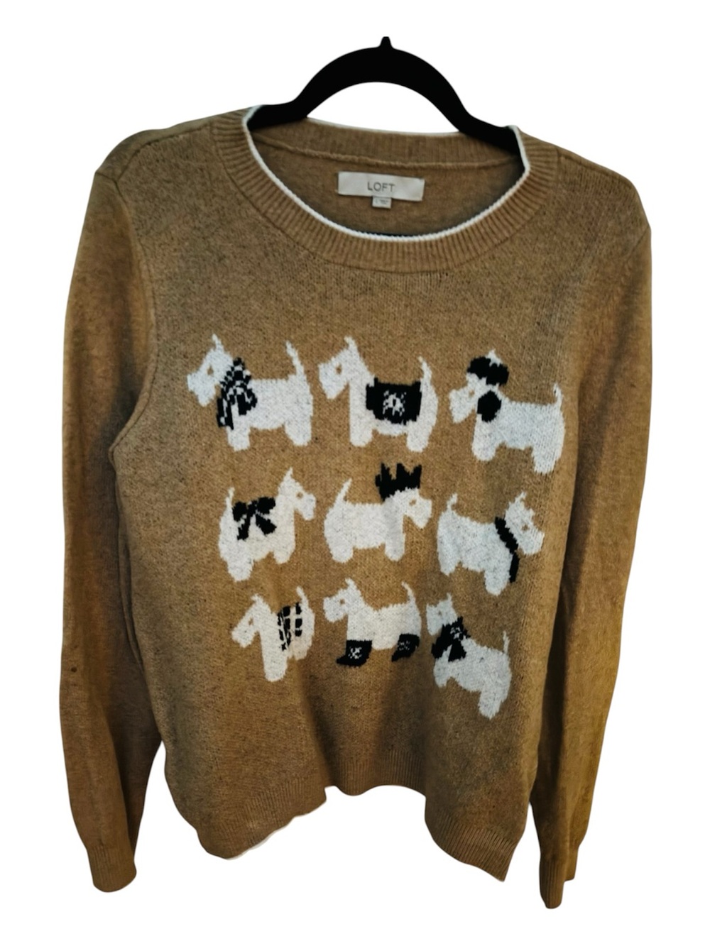 LOFT women’s dogs sweater
